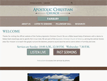 Tablet Screenshot of fairburyacchurch.org